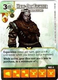 Half-Orc Fighter - Greater Lords Alliance (73) - Dice Masters Single