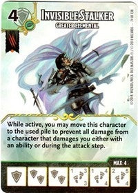 Invisible Stalker - Greater Elemental (74) - Dice Masters Single