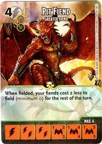 Pit Fiend - Greater Fiend (82) - Dice Masters Single
