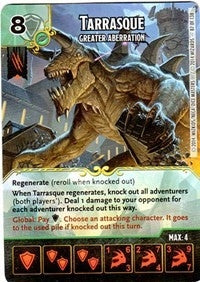 Tarrasque - Greater Aberration (87) - Dice Masters Single
