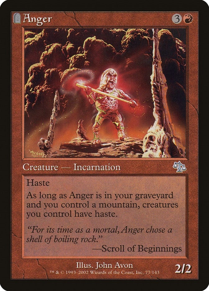 Anger (77) [JUD] - MTG Single