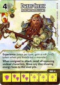Dwarf Cleric - Paragon Lords Alliance (101) - Dice Masters Single