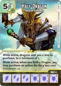 Half-Dragon - Paragon Humanoid (104) - Dice Masters Single