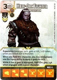 Half-Orc Fighter - Paragon Zhentarim (105) - Dice Masters Single