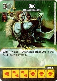 Orc - Paragon Humanoid (111) - Dice Masters Single