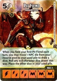 Pit Fiend - Paragon Fiend (113) - Dice Masters Single
