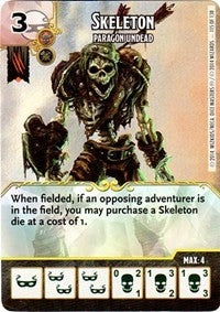 Skeleton - Paragon Undead (115) - Dice Masters Single