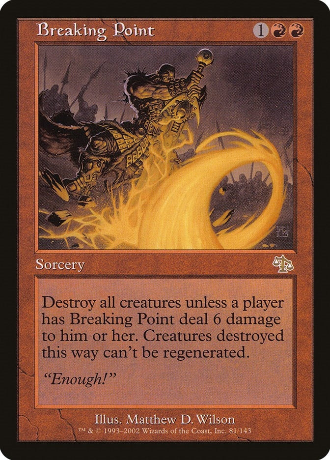 Breaking Point (81) [JUD] - MTG Single