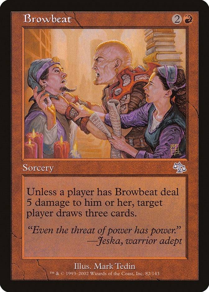 Browbeat (82) [JUD] - MTG Single