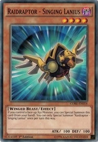 Raidraptor - Singing Lanius (14) (CORE) - YuGiOh Single