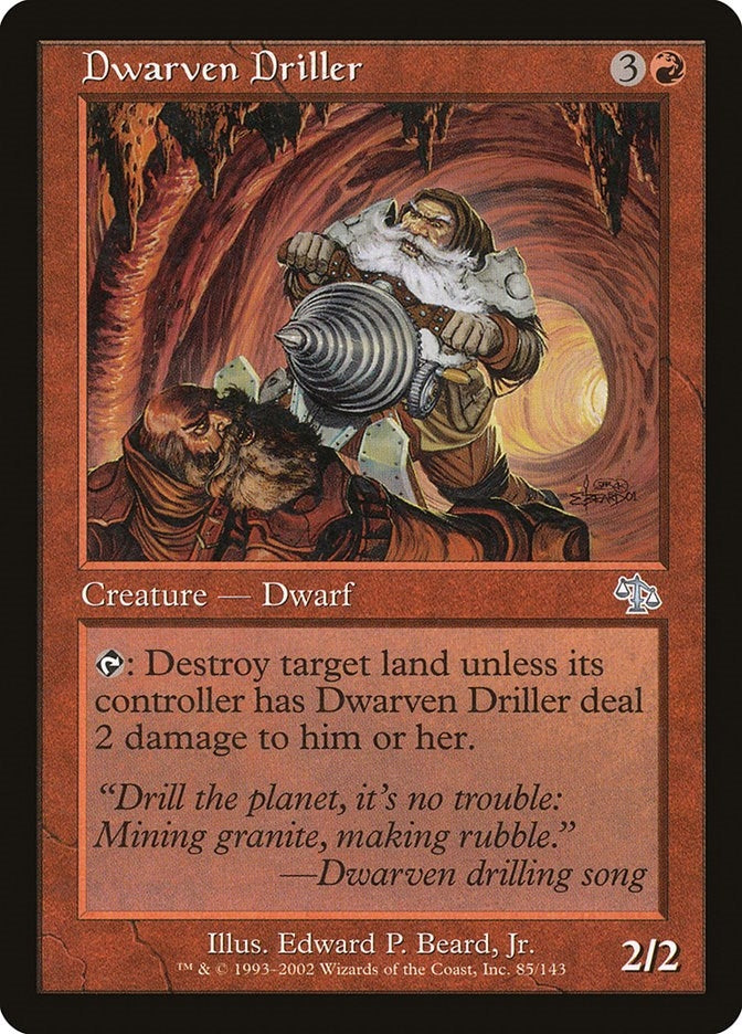 Dwarven Driller (85) [JUD] - MTG Single