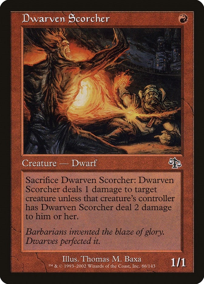 Dwarven Scorcher (86) [JUD] - MTG Single