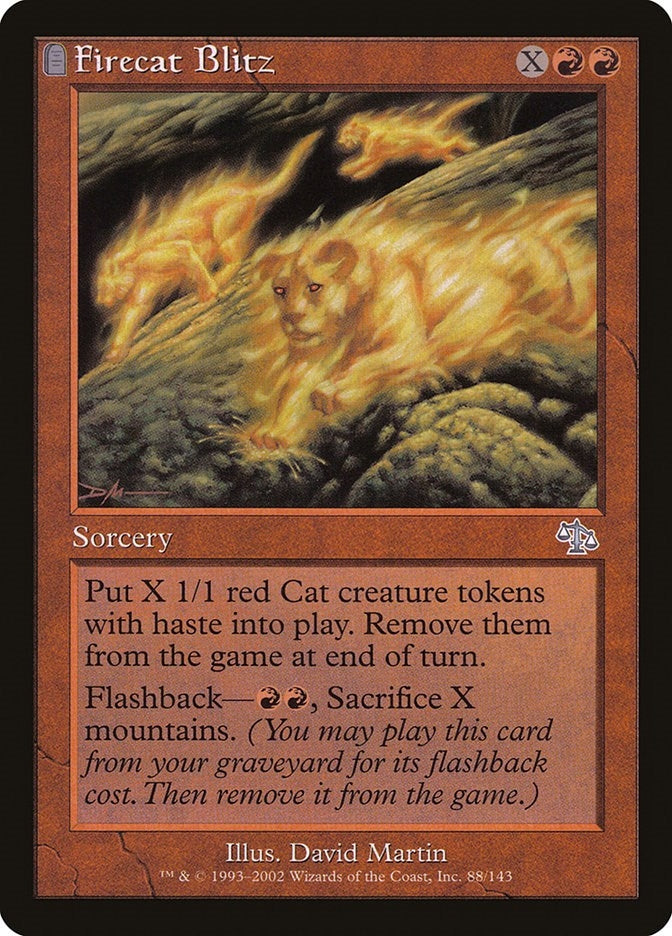 Firecat Blitz (88) [JUD] - MTG Single