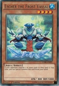 Escher the Frost Vassal (91) (CORE) - YuGiOh Single