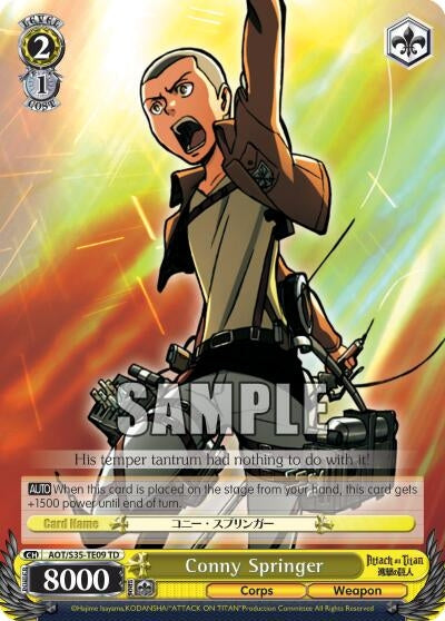 Conny Springer (3509) [AOT/S35] - Weiss Schwarz Single