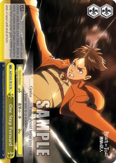 One Step Forward (3512) [AOT/S35] - Weiss Schwarz Single