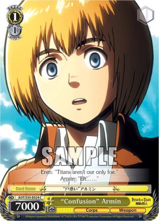 ’Confusion’ Armin (35024) [AOT/S35] - Weiss Schwarz Single