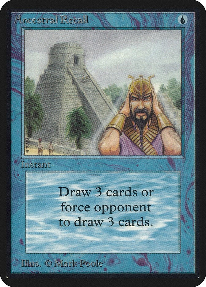 Ancestral Recall [LEA] - MTG Single
