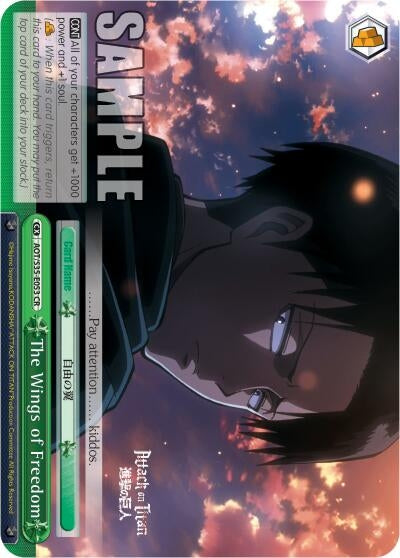 The Wings of Freedom (35053) [AOT/S35] - Weiss Schwarz Single