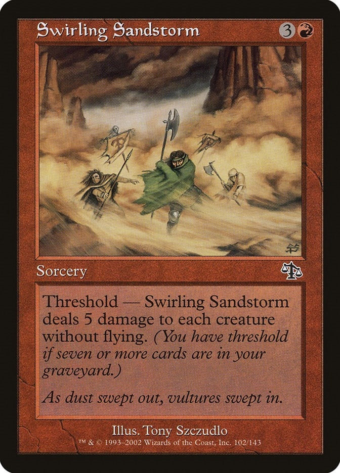 Swirling Sandstorm (102) [JUD] - MTG Single