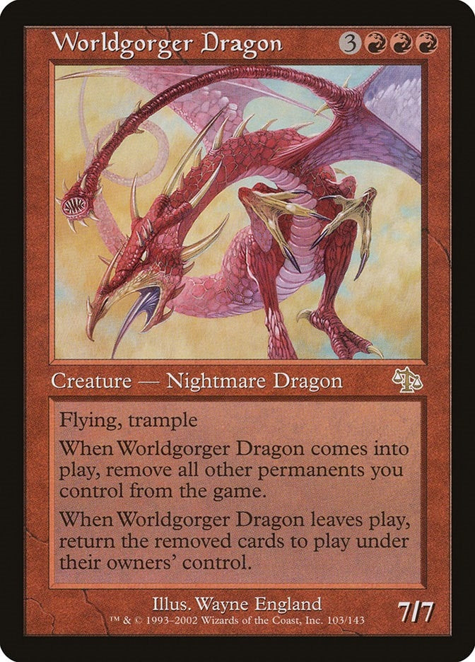 Worldgorger Dragon (103) [JUD] - MTG Single