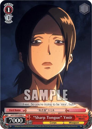 ’Sharp Tongue’ Ymir (35080) [AOT/S35] - Weiss Schwarz Single