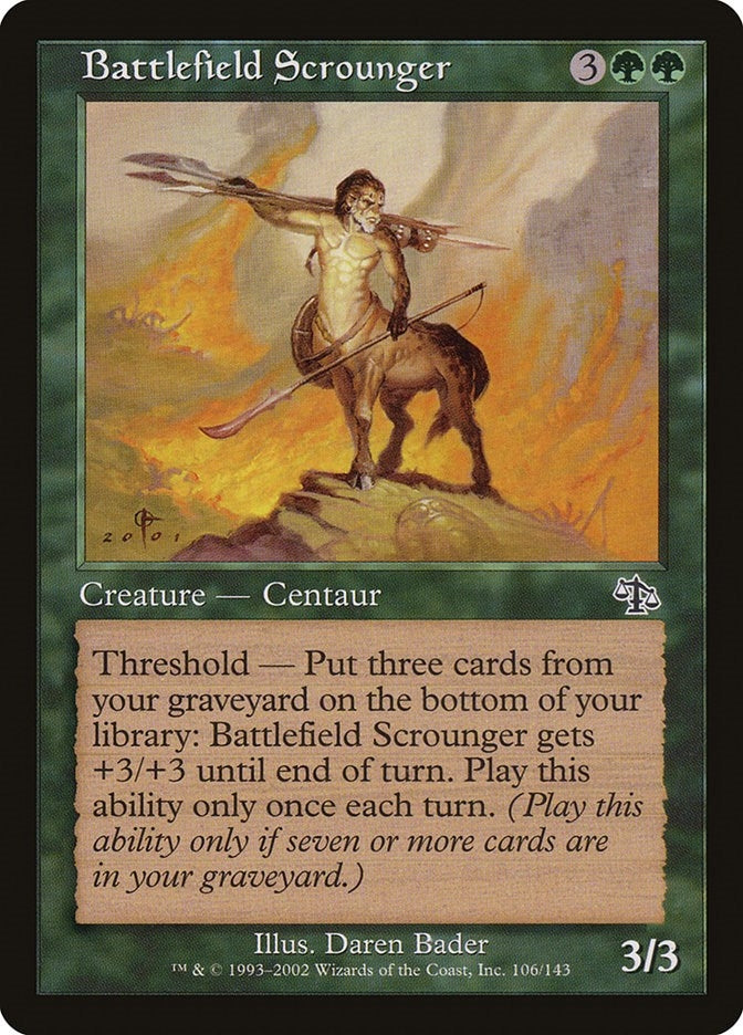 Battlefield Scrounger (106) [JUD] - MTG Single