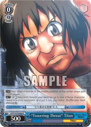’Towering Threat’ Titan (35086) [AOT/S35] - Weiss Schwarz Single