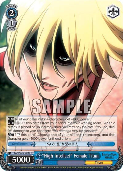 ’High Intellect’ Female Titan (35088) [AOT/S35] - Weiss Schwarz Single