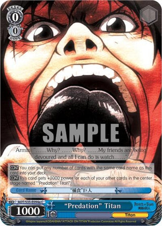 ’Predation’ Titan (A) (35094) [AOT/S35] - Weiss Schwarz Single