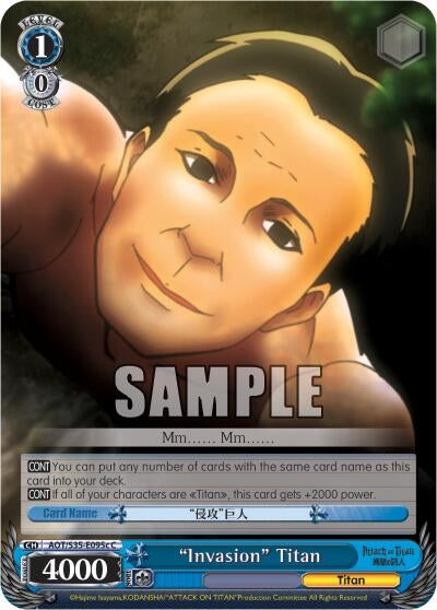 ’Invasion’ Titan (C) (35095) [AOT/S35] - Weiss Schwarz Single
