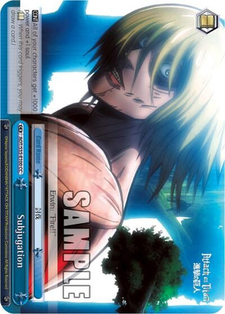 Subjugation (35100) [AOT/S35] - Weiss Schwarz Single