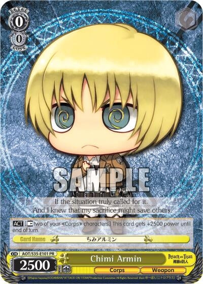 Chimi Armin (35101) [AOT/S35] - Weiss Schwarz Single