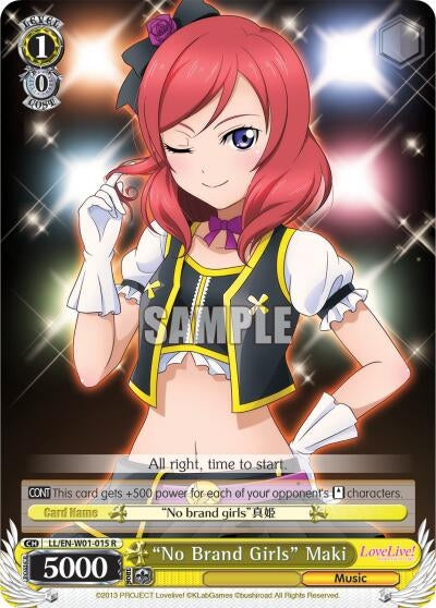 ’No Brand Girls’ Maki (1015) [LL/EN-W01] - Weiss Schwarz Single
