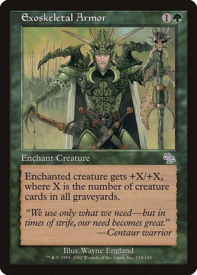 Exoskeletal Armor (114) [JUD] - MTG Single