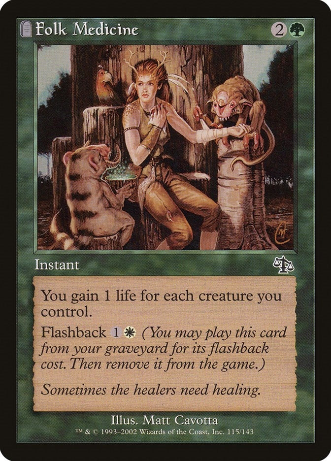 Folk Medicine (115) [JUD] - MTG Single