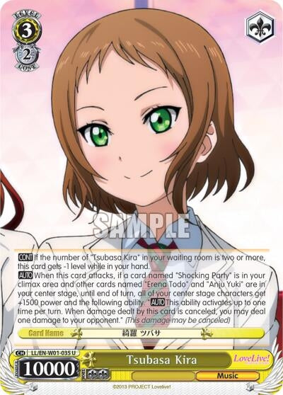 Tsubasa Kira (1035) [LL/EN-W01] - Weiss Schwarz Single