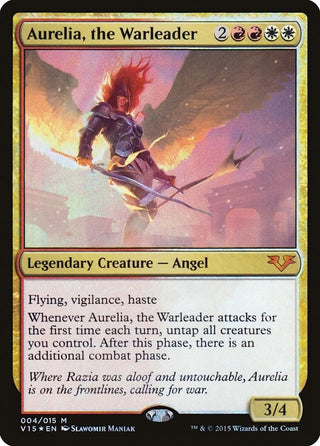 Aurelia the Warleader (4) [V15] - MTG Single
