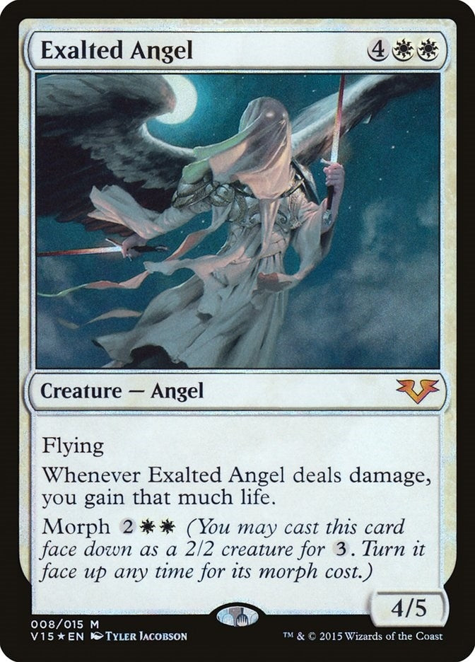 Exalted Angel (8) [V15] - MTG Single