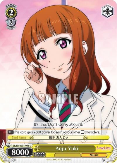 Anju Yuki (1046) [LL/EN-W01] - Weiss Schwarz Single