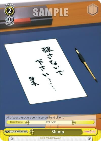 Slump (1050) [LL/EN-W01] - Weiss Schwarz Single