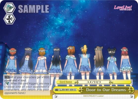Door to Our Dreams (1054) [LL/EN-W01] - Weiss Schwarz Single