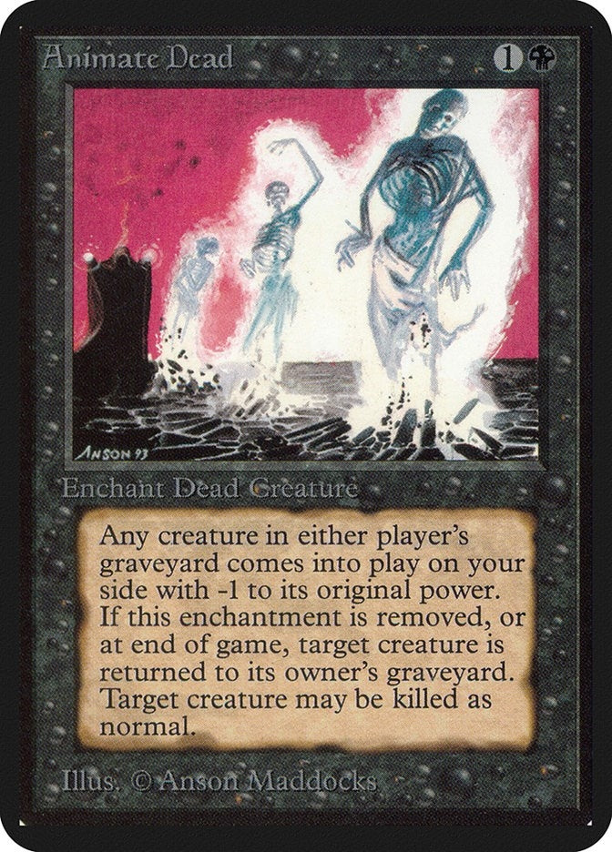 Animate Dead [LEA] - MTG Single