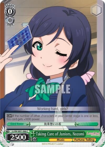 Taking Care of Juniors Nozomi (1066) [LL/EN-W01] - Weiss Schwarz Single