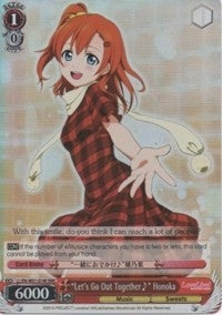 ’Let’s Go Out Together~’ Honoka (RRR) (1074) [LL/EN-W01] - Weiss Schwarz Single