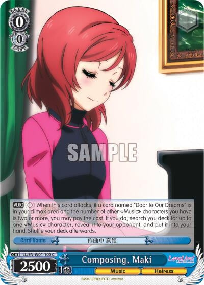 Composing Maki (1100) [LL/EN-W01] - Weiss Schwarz Single