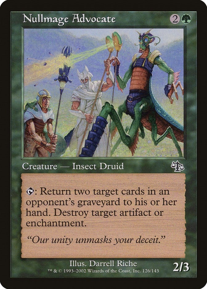 Nullmage Advocate (126) [JUD] - MTG Single