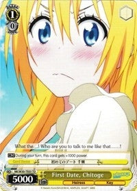 First Date Chitoge (TD) (3003) [NK/W30] - Weiss Schwarz Single