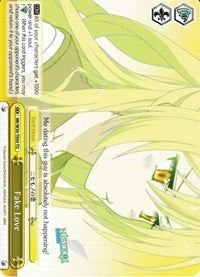 Fake Love (TD) (3009) [NK/W30] - Weiss Schwarz Single