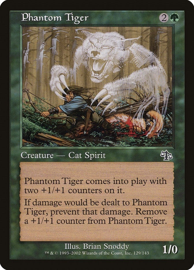 Phantom Tiger (129) [JUD] - MTG Single